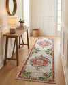 Brighton Terrace Collection Area Rug - Hove (Ivory) Runner Ivory  lifestyle 47