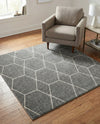 Trellis Mosaic Collection Area Rug - Arborville (Light Gray) Square Light Gray  lifestyle 54