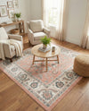 Adriana Terrace Collection Area Rug -  Positano (Rose) Square Rose  lifestyle 37