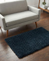 Eternal Plush Oasis Collection Area Rug -  Tranquility (Cobalt) Rectangle Cobalt  lifestyle 13