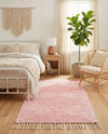 Thar Cotton Collection Area Rug - Jaisalmer (Rose) Rectangle Rose  lifestyle 7