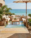 Seaside Haven Rugs Collection Area Rug -  Tides Rectangle Multi  lifestyle 9