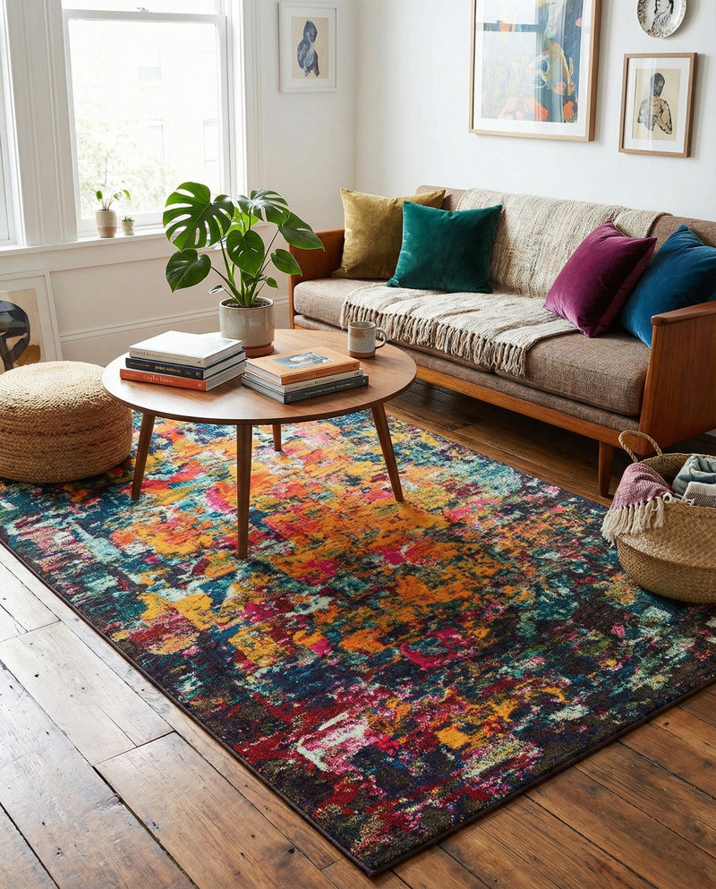 Marrakesh Elegance Collection Area Rug -  Larache Rectangle Multi  lifestyle 13