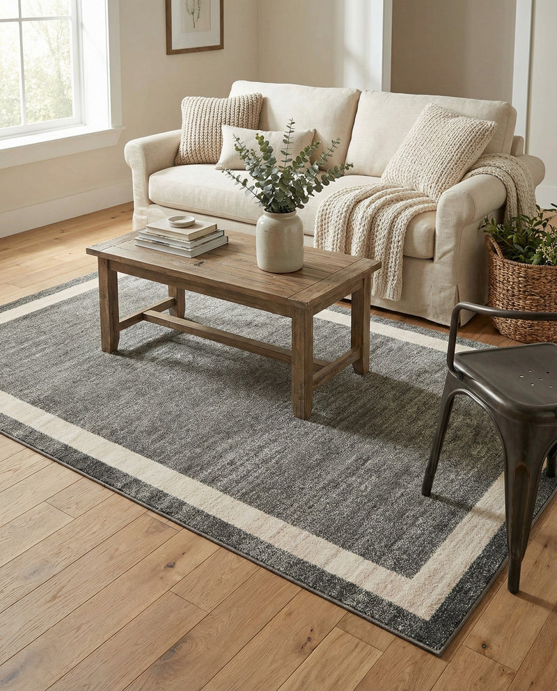 Studio Haven Collection Area Rug -  Alcove (Gray) Rectangle Gray  lifestyle 4