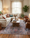 Zahara Oasis Collection Area Rug -  Nador Rectangle Navy Blue  lifestyle 9