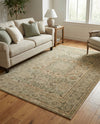 Ottoman Elegance Collection Area Rug - Sultan Rectangle Light Green  lifestyle 70