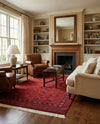 Samarkand Elegance Collection Area Rug -  Konye-Urgench Rectangle Red  lifestyle 12
