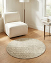 Studio Haven Collection Area Rug -  Gallery (Bone Beige) Round Bone Beige  lifestyle 89