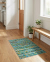 Caribbean Cove Collection Area Rug -  Lucia Rectangle Aqua  lifestyle 47
