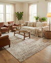 Sanctuary Retreat Collection Area Rug -  Refuge Rectangle Chocolate Brown  lifestyle 49