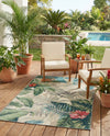 Seaside Blooms Collection Area Rug -  Paradise Rectangle Multi  lifestyle 49