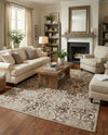 Andes Summit Collection Area Rug -  Merida Rectangle Dark Beige  lifestyle 17