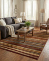 Bistro Lounge Collection Area Rug -  Americano Rectangle Beige  lifestyle 28