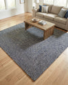 Highland Woven Jute Collection Area Rug - Glenmore (Navy Blue) Square Navy Blue  lifestyle 71