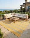 Urban Oasis Rugs Collection Area Rug -  District (Yellow and Aqua) Square Yellow and Aqua  lifestyle 53