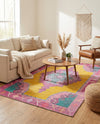Heritage Elegance Collection Area Rug -  Winterthur (Yellow) Rectangle Yellow  lifestyle 7