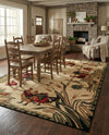 Rural Charm Collection Area Rug - Meadowbrook Rectangle Cream  lifestyle 54