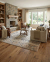 Coastal Manor Collection Area Rug -  Oceanfront Rectangle Blue Beige  lifestyle 5
