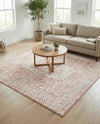 Cambridge Classics Collection Area Rug -  Pembroke (Pink) Square Pink  lifestyle 54