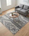 Cascade Range Collection Area Rug - Hood (Gray) Square Gray  lifestyle 41