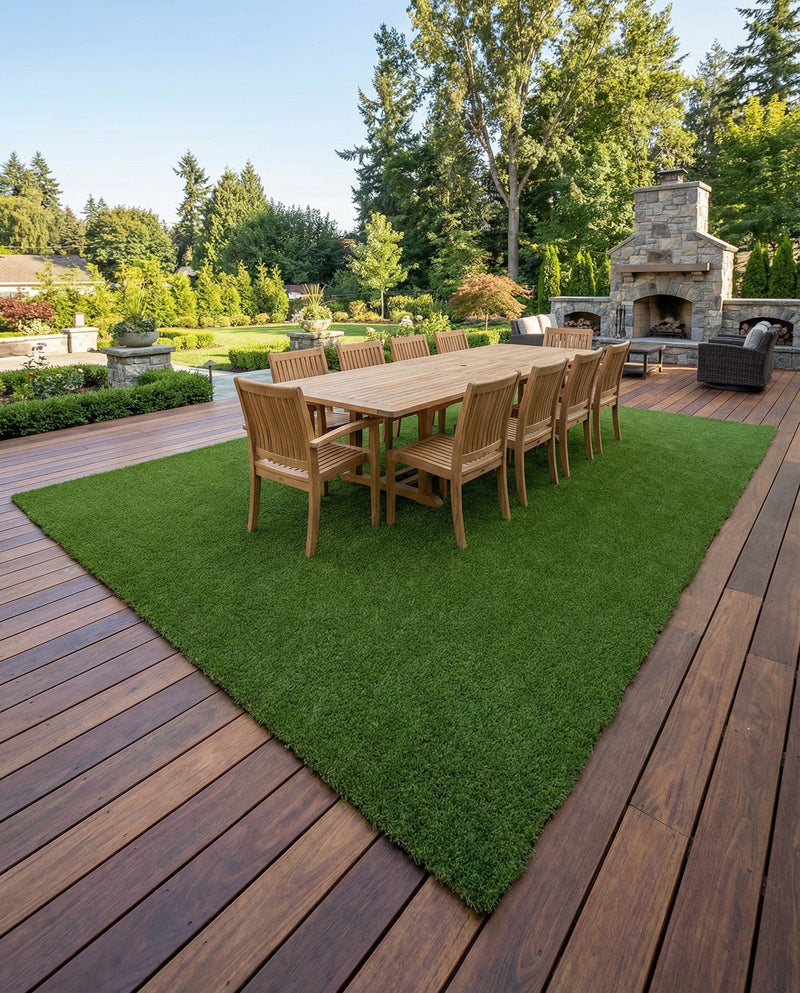 Meadow Retreat Collection Area Rug - Glen Rectangle Green  lifestyle 46