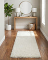 Plush Oasis Collection Area Rug - Serenity (Snow White) Runner Snow White  lifestyle 64