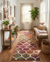 Trellis Mosaic Collection Area Rug -  Pergolatown (Multi) Runner Multi  lifestyle 59