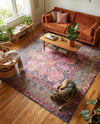 Maranta Collection Area Rug - Paramaribo Square Pink  lifestyle 39