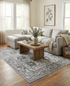 Geneva Terrace Collection Area Rug -  Lausanne Rectangle Light Gray  lifestyle 28