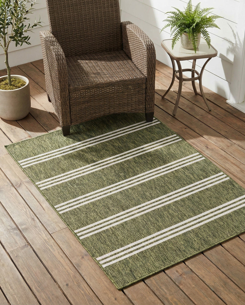 Urban Oasis Rugs Collection Area Rug -  District (Green) Rectangle Green  lifestyle 5