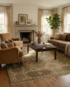 Ottoman Elegance Collection Area Rug -  Ephesus Rectangle Light Green  lifestyle 67