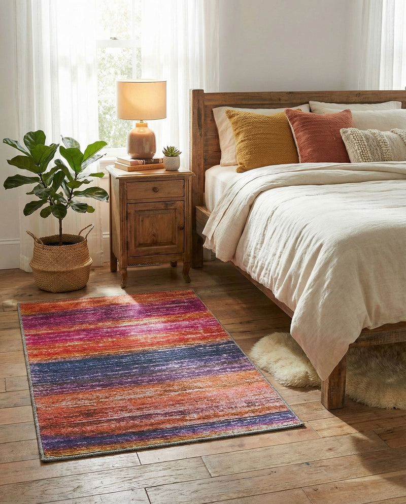 Sahara Essence Collection Area Rug - Oasis (Multi) Rectangle Multi  lifestyle 10