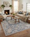 Heritage Harbor Collection Area Rug -  Seabreeze Rectangle Harbor Blue  lifestyle 54