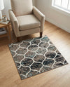 Trellis Mosaic Collection Area Rug -  Pergolatown (Blue Multi) Square Blue Multi  lifestyle 57