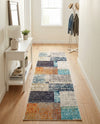 Colorburst Oasis Collection Area Rug - Palette Runner Multi  lifestyle 75