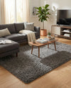 Eternal Plush Oasis Collection Area Rug -  Tranquility (Smoke) Rectangle Smoke  lifestyle 13