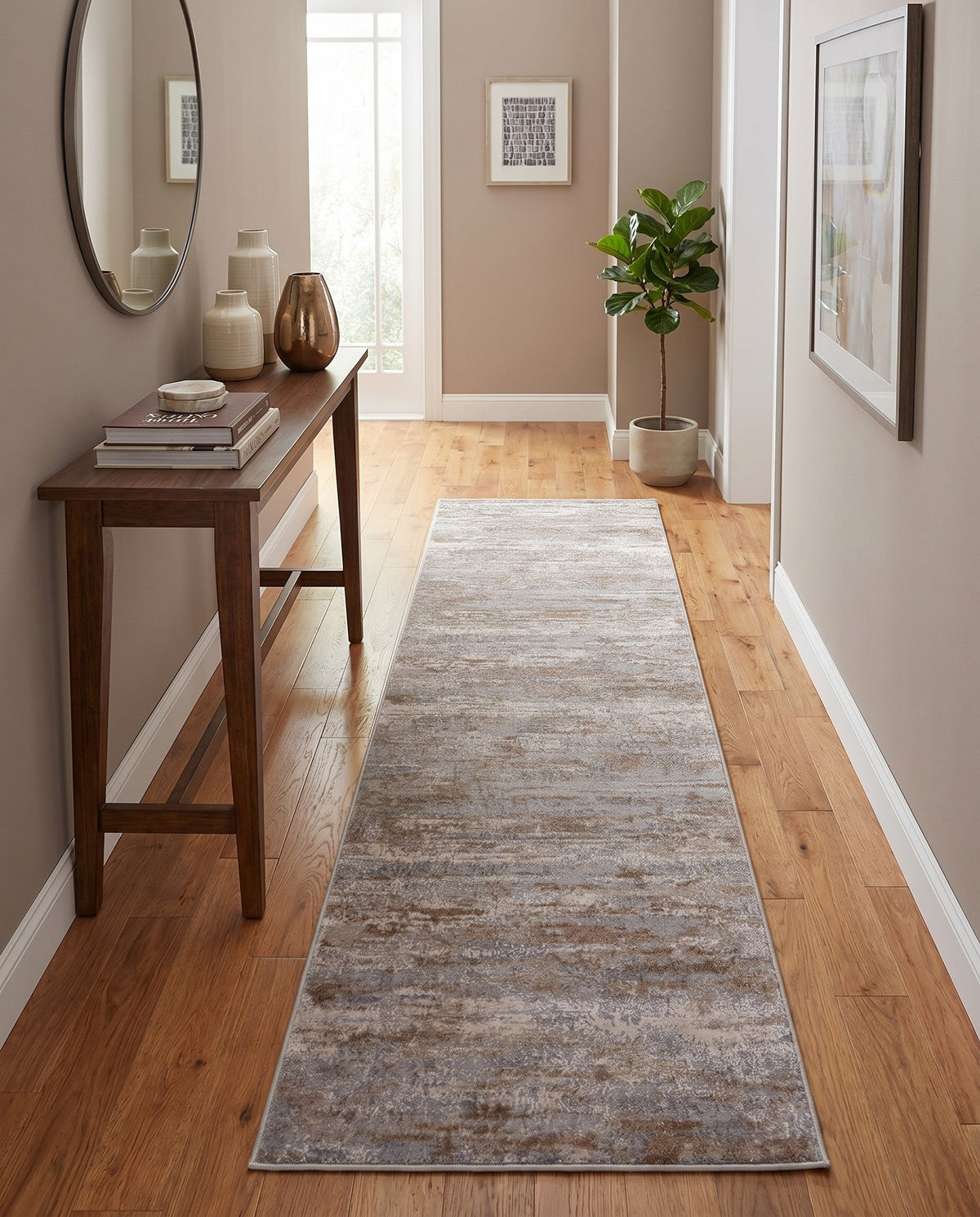Aegean Elegance Collection Area Rug - Mesa Runner Beige  lifestyle 101
