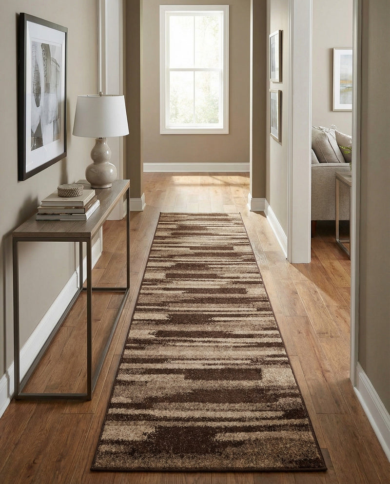 Autumn Meadow Collection Area Rug -  Duskridge Runner Brown  lifestyle 80