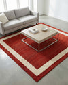 Studio Haven Collection Area Rug -  Alcove (Terracotta) Square Terracotta  lifestyle 28