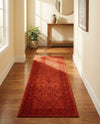 Horizon Collection Area Rug -  Apex (Rust Red) Runner Rust Red  lifestyle 50