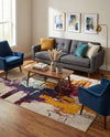Marrakesh Elegance Collection Area Rug -  Riad Rectangle Beige  lifestyle 6