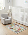 Wonder Tykes Collection Area Rug -  Fantasy Rectangle Ivory  lifestyle 29