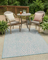 Urban Oasis Rugs Collection Area Rug -  Terrace (Pink and Aqua) Rectangle Pink and Aqua  lifestyle 8