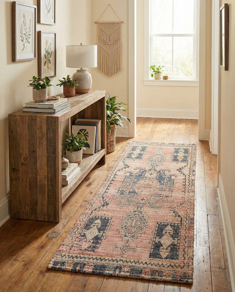 Savannah Threads Collection Area Rug -  Sonoran Runner Antique Red  lifestyle 49