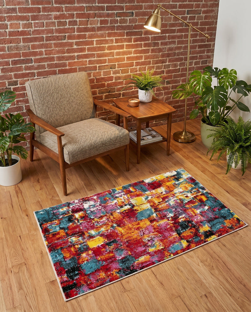 Venetian Elegance Collection Area Rug -  Sant'Erasmo Rectangle Multi  lifestyle 17