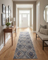 Aegean Elegance Collection Area Rug -  Rhodes Runner Gray Cream  lifestyle 54