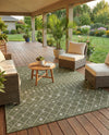 Savannah Pergola Collection Area Rug -  Pergola (Green) Rectangle Green  lifestyle 26