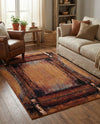 Marrakesh Elegance Collection Area Rug -  Sijilmasa Rectangle Orange  lifestyle 17