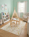 Wonder Tykes Collection Area Rug -  Fable Rectangle Ivory  lifestyle 6