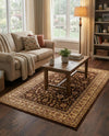 Jaipur Elegance Collection Area Rug -  Nahargarh (Brown) Rectangle Brown  lifestyle 28